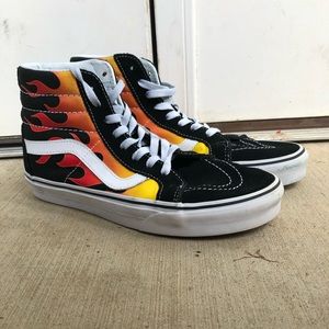 Vans Flame Sk8-Hi Women’s 9 Men’s 7.5